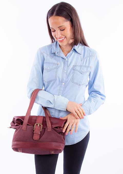 Leather Handbag B364