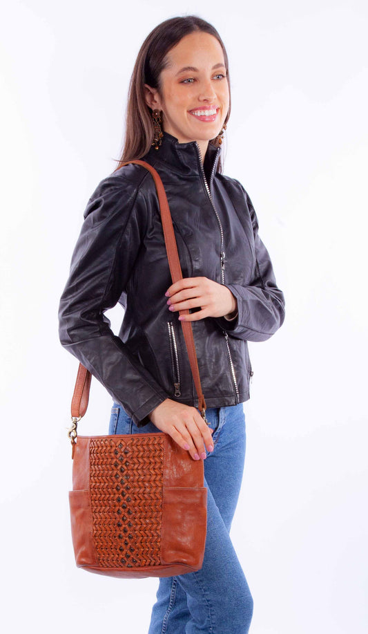 Leather Handbag B368