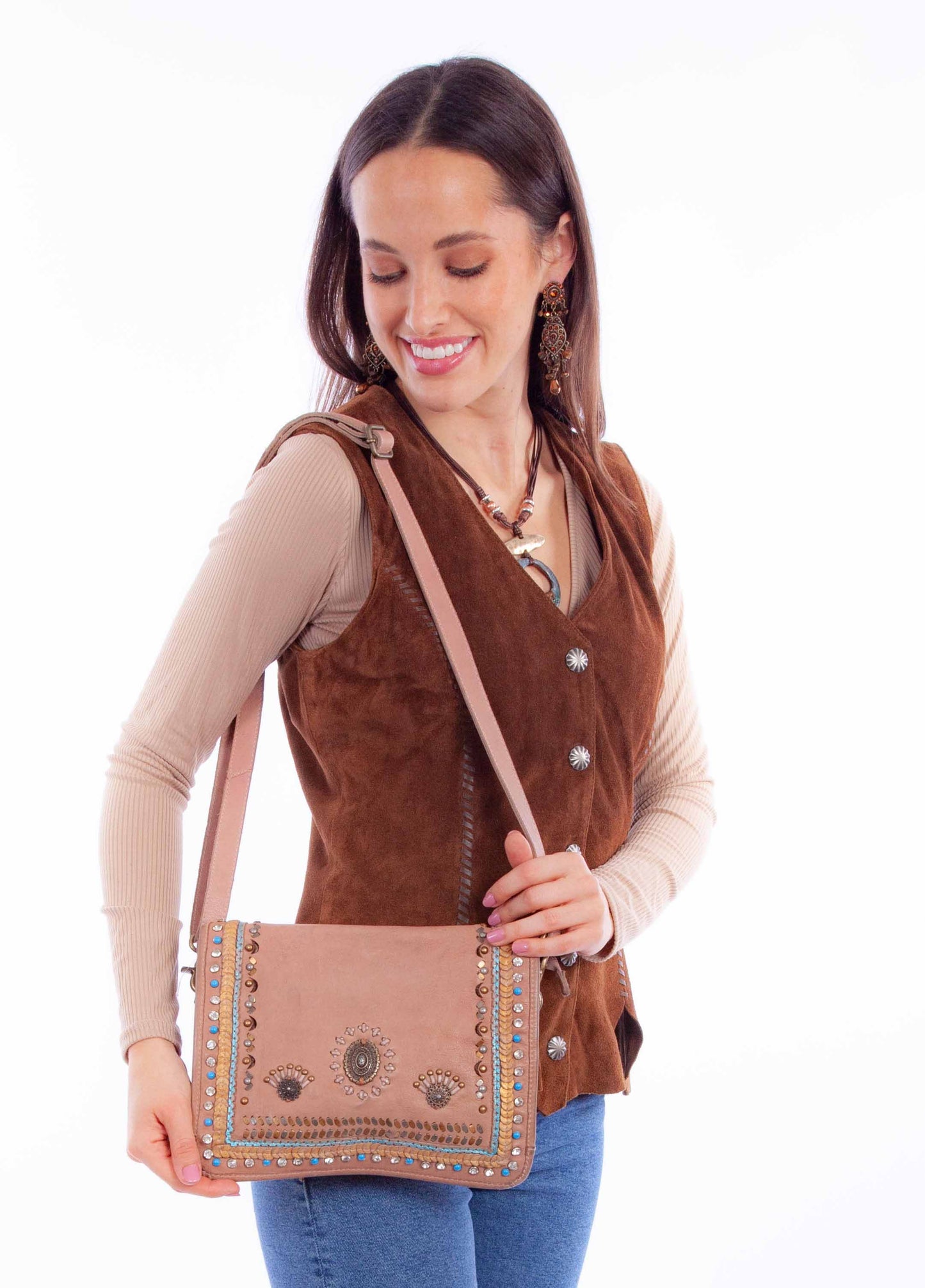 Leather Handbag B370