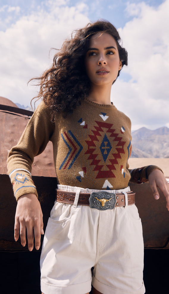 Native Aztec Sweater –